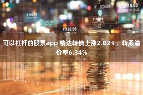 可以杠杆的股票app 精达转债上涨2.02%，转股溢价率6.34%