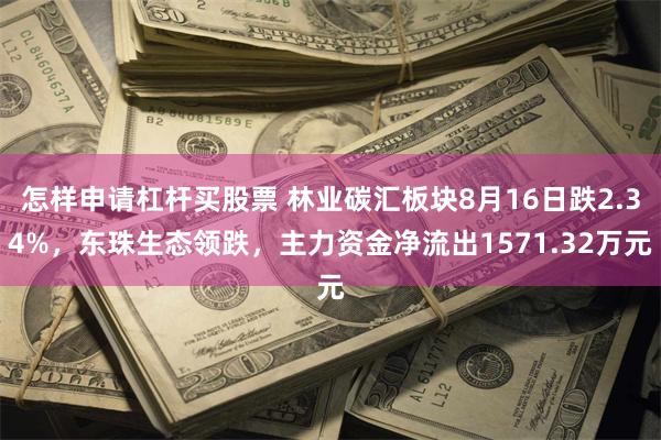 怎样申请杠杆买股票 林业碳汇板块8月16日跌2.34%，东珠生态领跌，主力资金净流出1571.32万元