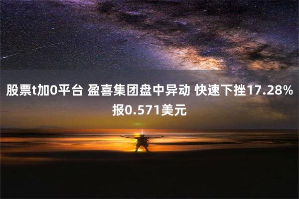 股票t加0平台 盈喜集团盘中异动 快速下挫17.28%报0.