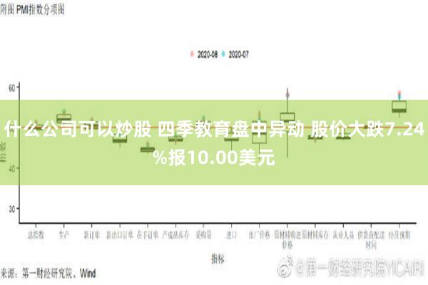 什么公司可以炒股 四季教育盘中异动 股价大跌7.24%报10